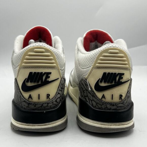 Nike Air Jordan 3 Retro White Cement Reimagined Size 7 Basketball DN3707-100 - Picture 7 of 11